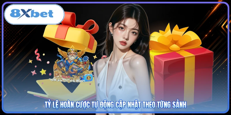 Tỷ lệ hoàn cược tự động cập nhật theo từng sảnh